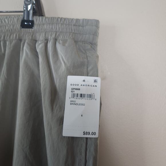 Good American Essential Nylon Track Pants in Brindle Size 3X - Picture 5 of 11